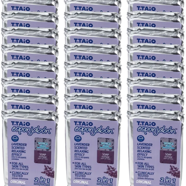 24-Pack: T.Taio Esponjabon 2 In 1 Soap Sponge