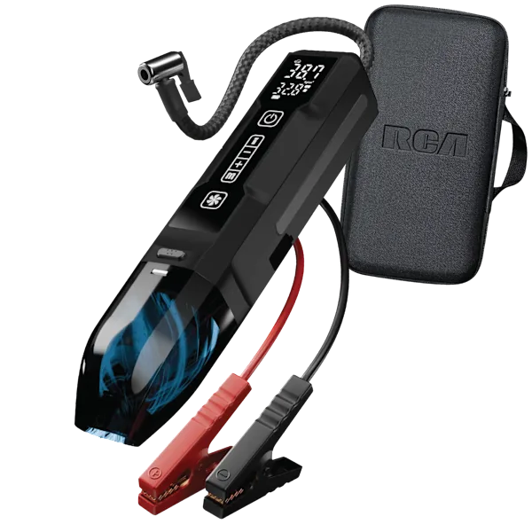 RCA 5-In-1 Jump Starter Multi-Tool with Vacuum and Tire Inflator