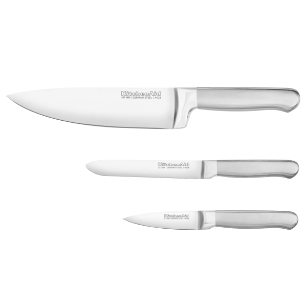 KitchenAid 3-Piece Forged German Steel Essential Knife Set