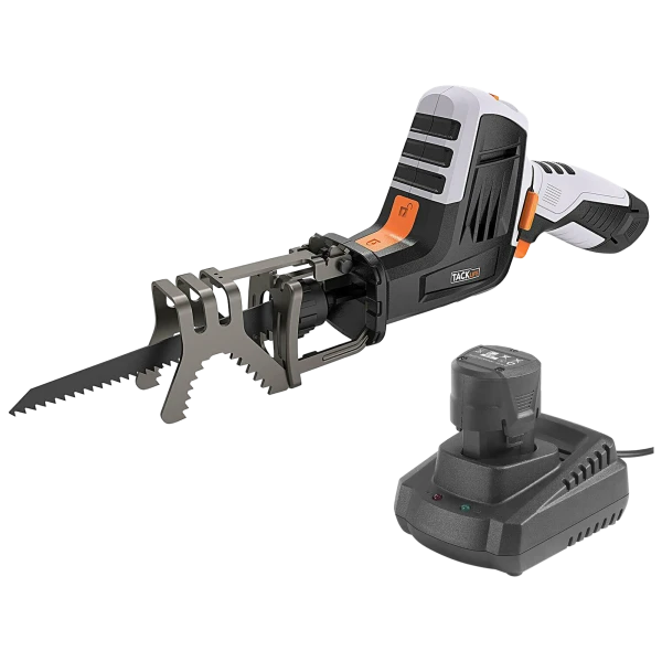 Tacklife Cordless Reciprocating Saw with Clamping Jaw