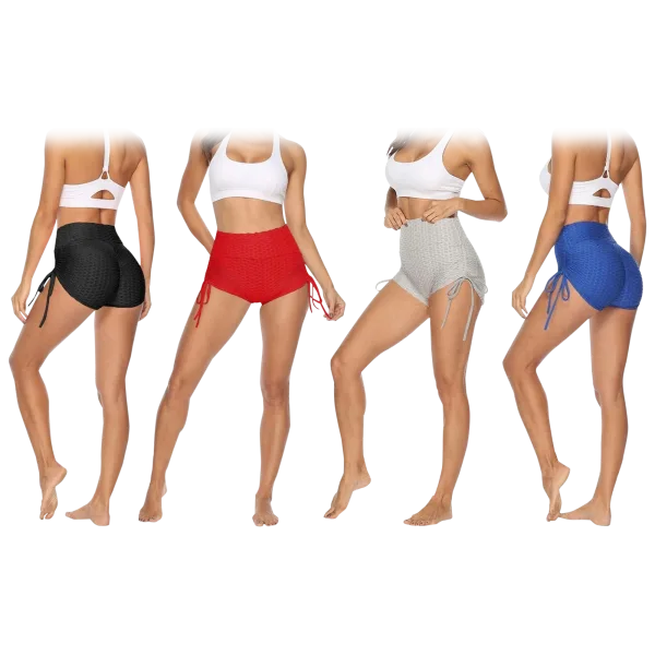 Ciana Women's High-Waist & Scrunch Butt Lifting Yoga Shorts