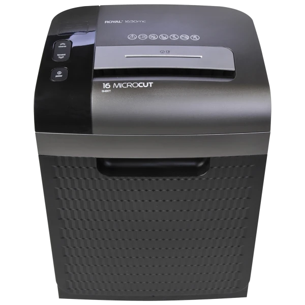 Royal Commercial Grade 16 Sheet Micro Cut Paper Shredder - Recertified