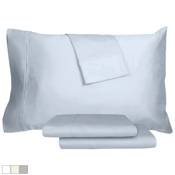 Sharper Image 4-Piece 1000 Thread Count Anti-Microbial Sateen Sheets