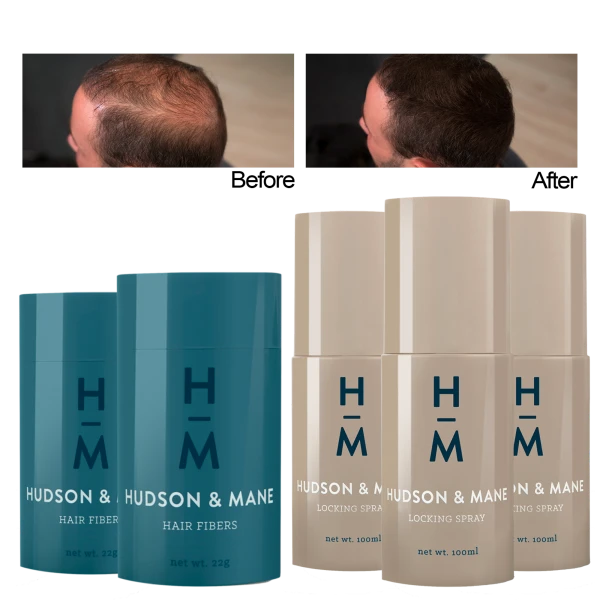 2-Pack: Hudson & Mane Hair Fiber Bundles