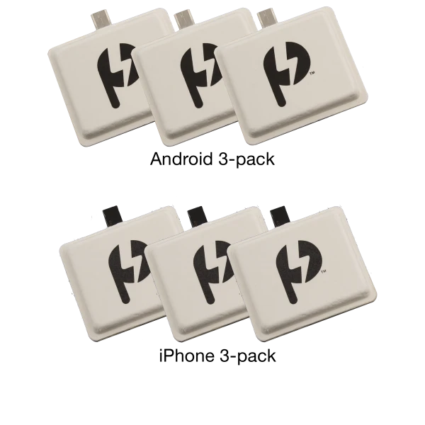 3-Pack Powrtabs Emergency Chargers