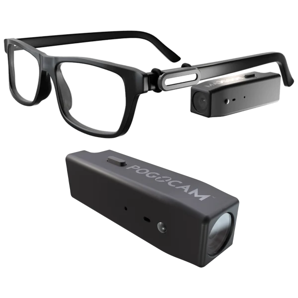 2-Pack: PogoCam Wearable HD Camera for Glasses