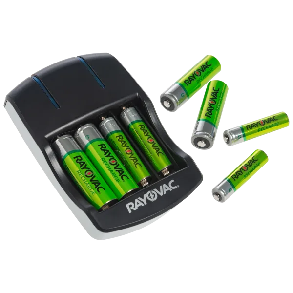 Rayovac Rechargeable Battery Set (4 AA, 4 AAA, Charge Station)