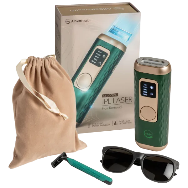AllSett Health Ice Cooling IPL Laser Hair Removal