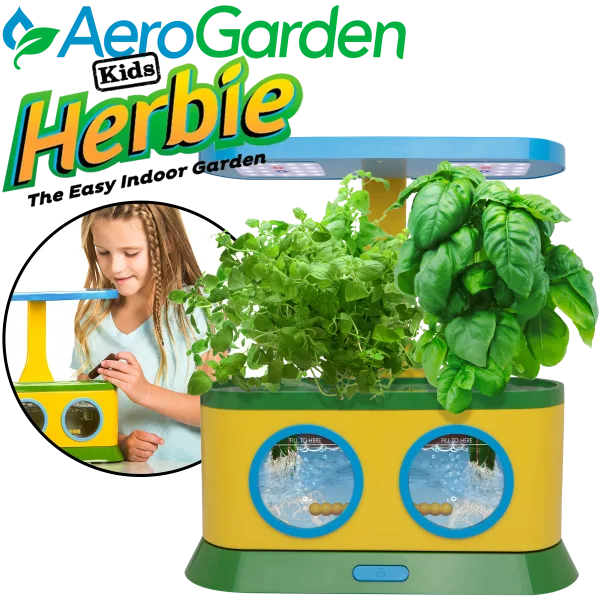Herbie by AeroGarden Kid's Garden with Pizza Party Kit