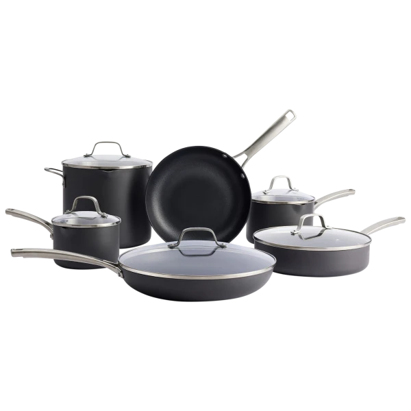 Calphalon Classic 11-Piece Hard Anodized Cookware Set