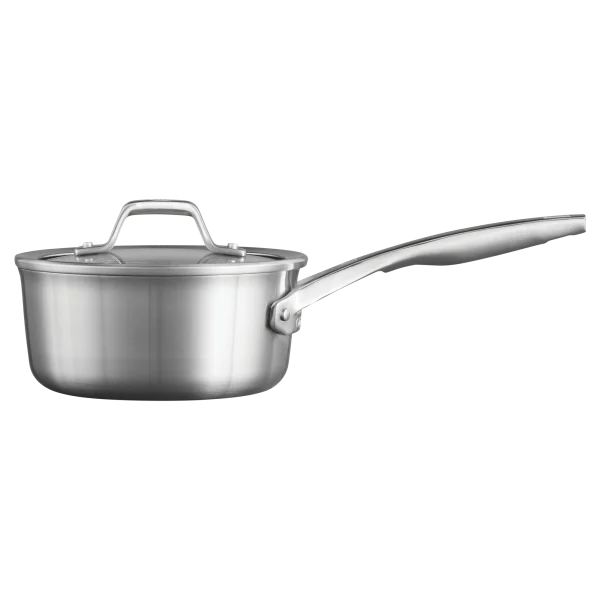 Calphalon Premier 1.5-Quart Stainless Steel Sauce Pan with Lid