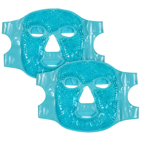 2-Pack: Perfecore Therapeutic Gel Bead Cooling & Heating Face Masks