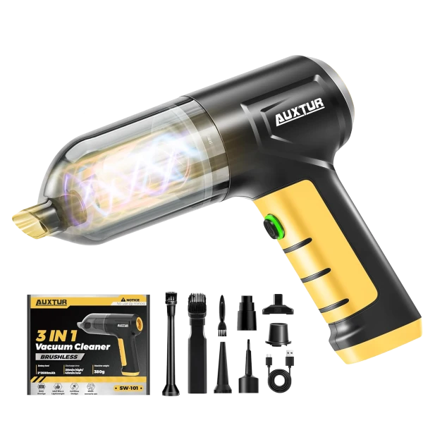 Auxtur 15,000Pa Cordless Mini Vacuum