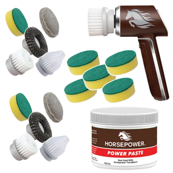 Horsepower Deluxe Scrubber Bundle