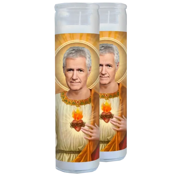 2-Pack of  Alex Trebek Prayer Candles