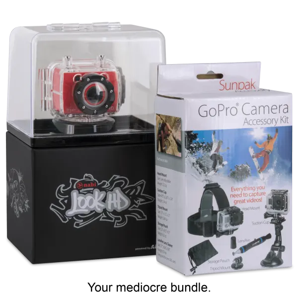 Nabi Look HD Camera and GoPro Accessory Kit