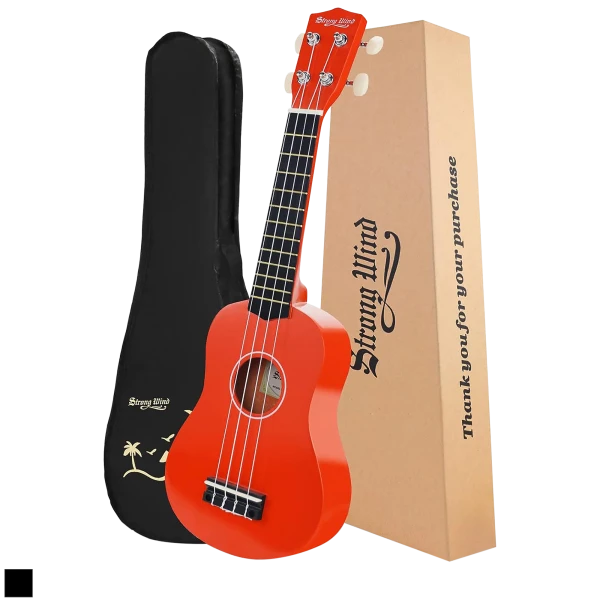 Strong Wind 21" Soprano Basswood Ukulele with Gig Bag