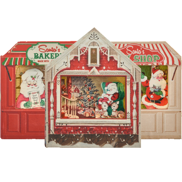 Mr. Christmas Illuminated Nostalgic Wooden Storefronts