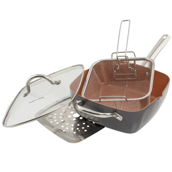 Copper Cook 6-in-1 Cookware Set