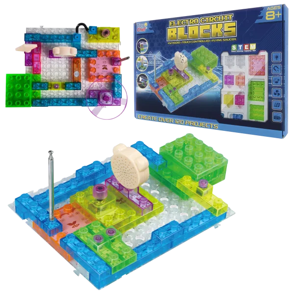 Toy Chef DIY Electric Circuit Blocks with 120 Different Projects