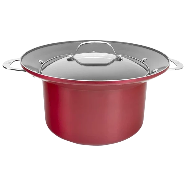 Fusionware 6-qt Stock Pot With Lid and Colander/Strainer