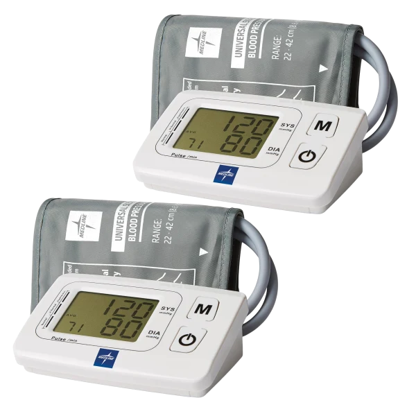 2-Pack: Medline Upper Arm Blood Pressure Monitor