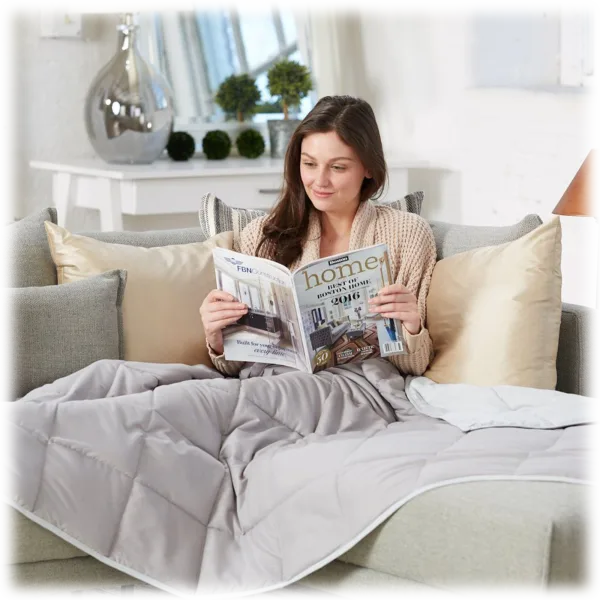 Great Bay Home 15lb Reversible Weighted Blanket