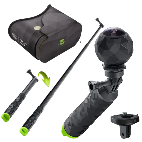 360Fly POV Pole, Floating Handgrip and Adapter