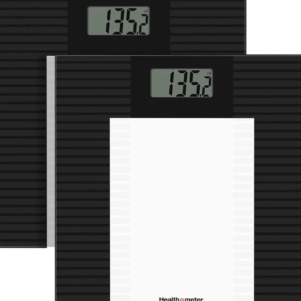 2-Pack: Health-O-Meter Digital Glass Body Weight Tracking Bathroom Scale