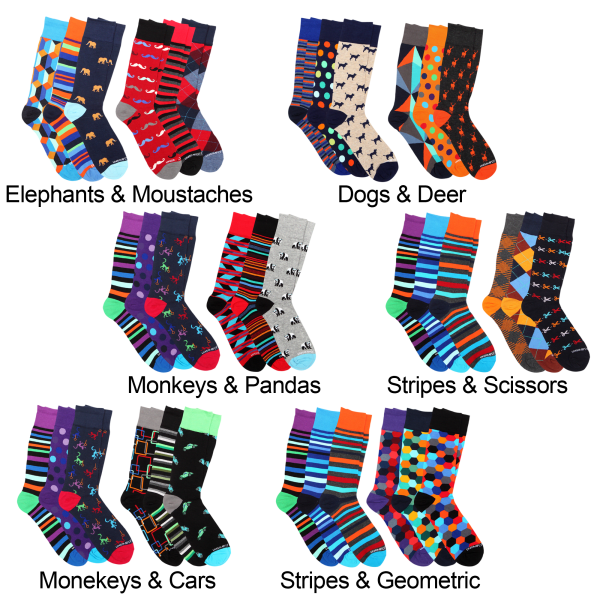 6-Pack: Unsimply Stitched Socks With a Chance of Glen