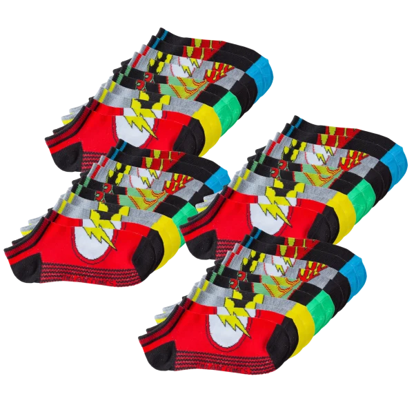 20-Pack: Justice League Low Rise Socks for Kids