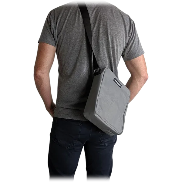 Sharper Image Messenger Bag with Power Bank