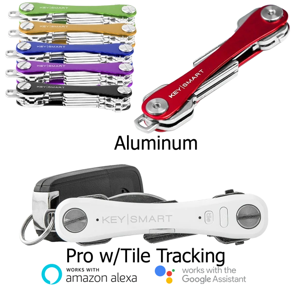 KeySmart Aluminum with Expansion Pack Or KeySmart Pro with Tile