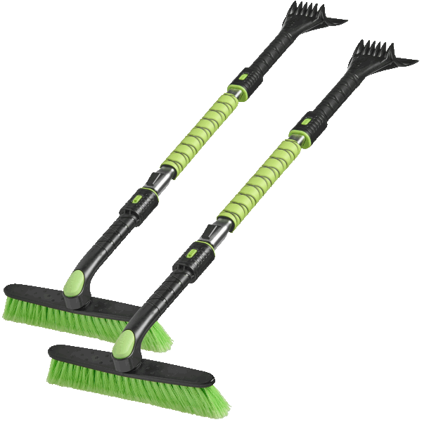2-Pack: iHOM Telescopic Snow Brush & Scraper with Carry Bag