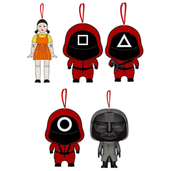 XIX 2021 Squid Game Christmas Ornaments