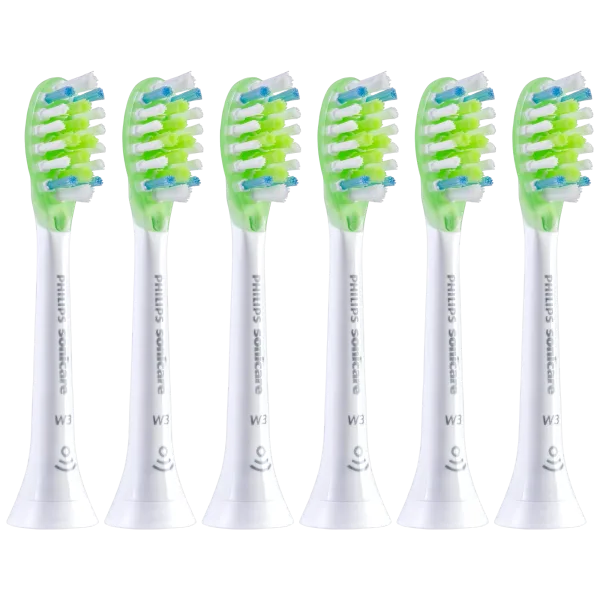 6-Pack: Philips Sonicare W3 Premium White Replacement Toothbrush Heads
