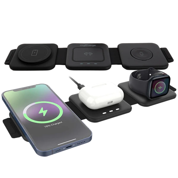 2-Pack: MyCharge 3-in-1 Wireless Charging Pad