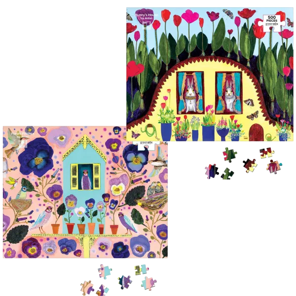 2-Pack: Greenbox 500 Piece Puzzles