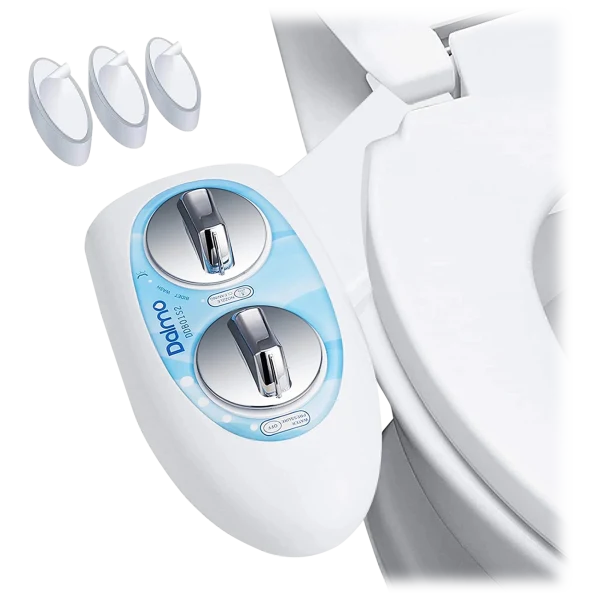 Dalmo Non-Electric Bidet Attachment with Dual Nozzles