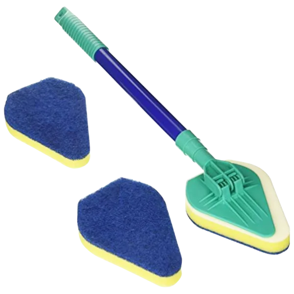 Clean Reach Extendable Scrubber with Replacement Pads