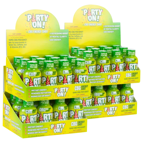 48-Pack: CBG Energy Single Serving Shots