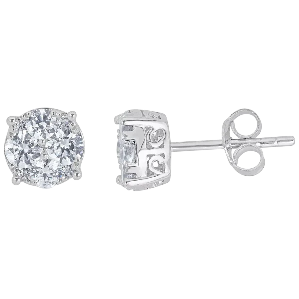 Fifth & Fine 1/2 Cttw Diamond Earrings On Sterling Silver