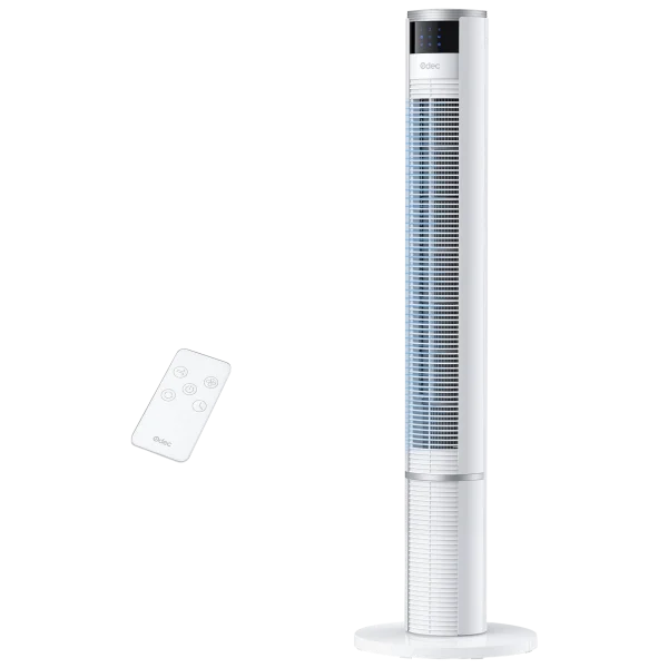 Odec Oscillating 43 Inch Portable Tower Fan with Remote & Touch Controls