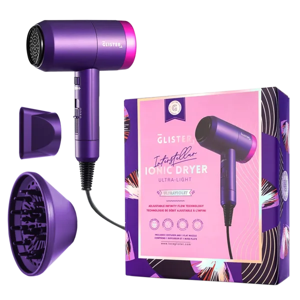 Glister Interstellar Pro Hair Dryer with Adjustable Airflow