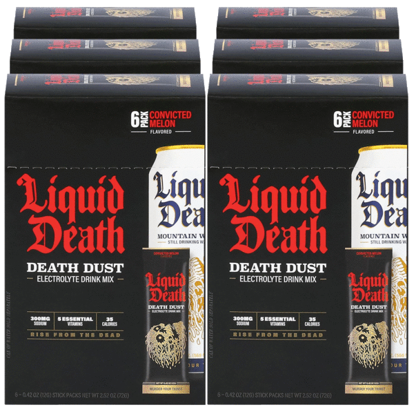 36-Pack: Liquid Death Electrolyte Death Dust Hydration Powder