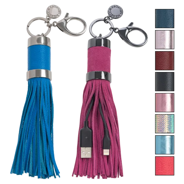Rebecca Minkoff Power Tassel Keychain (Lightning Port)