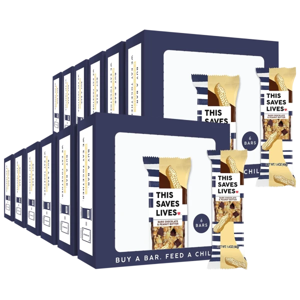 72-Pack: This Saves Lives Snack Bars