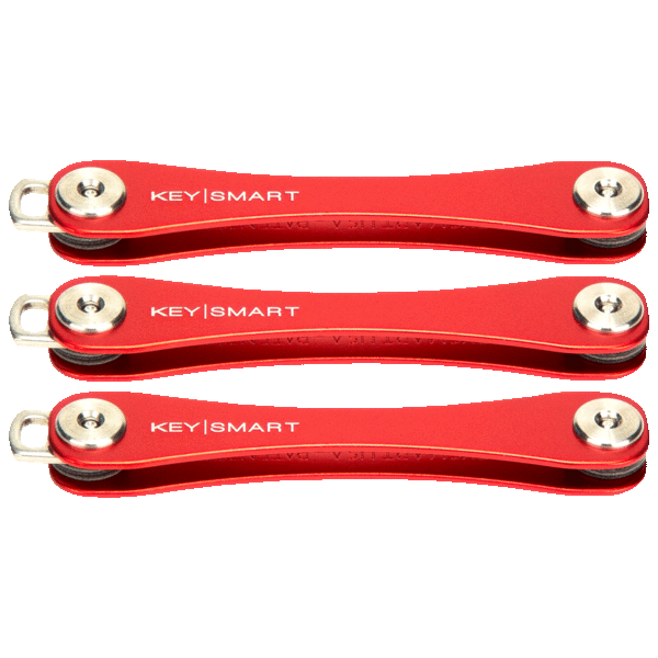 3-Pack: KeySmart Original Compact Key Holder