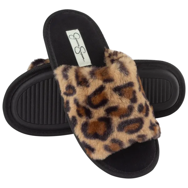 Jessica Simpson Fur Slide Slippers