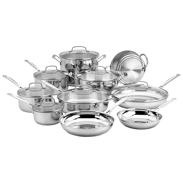 Cuisinart 17 Piece Stainless Steel Chef's Collection Cookware